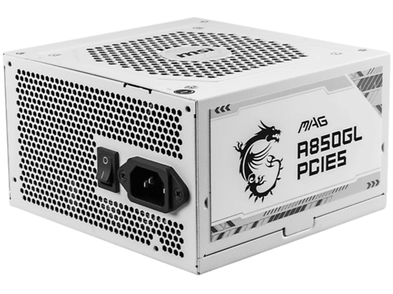 Fuente de alimentación PC  – MAG A850GL PCIE5 WHITE MSI