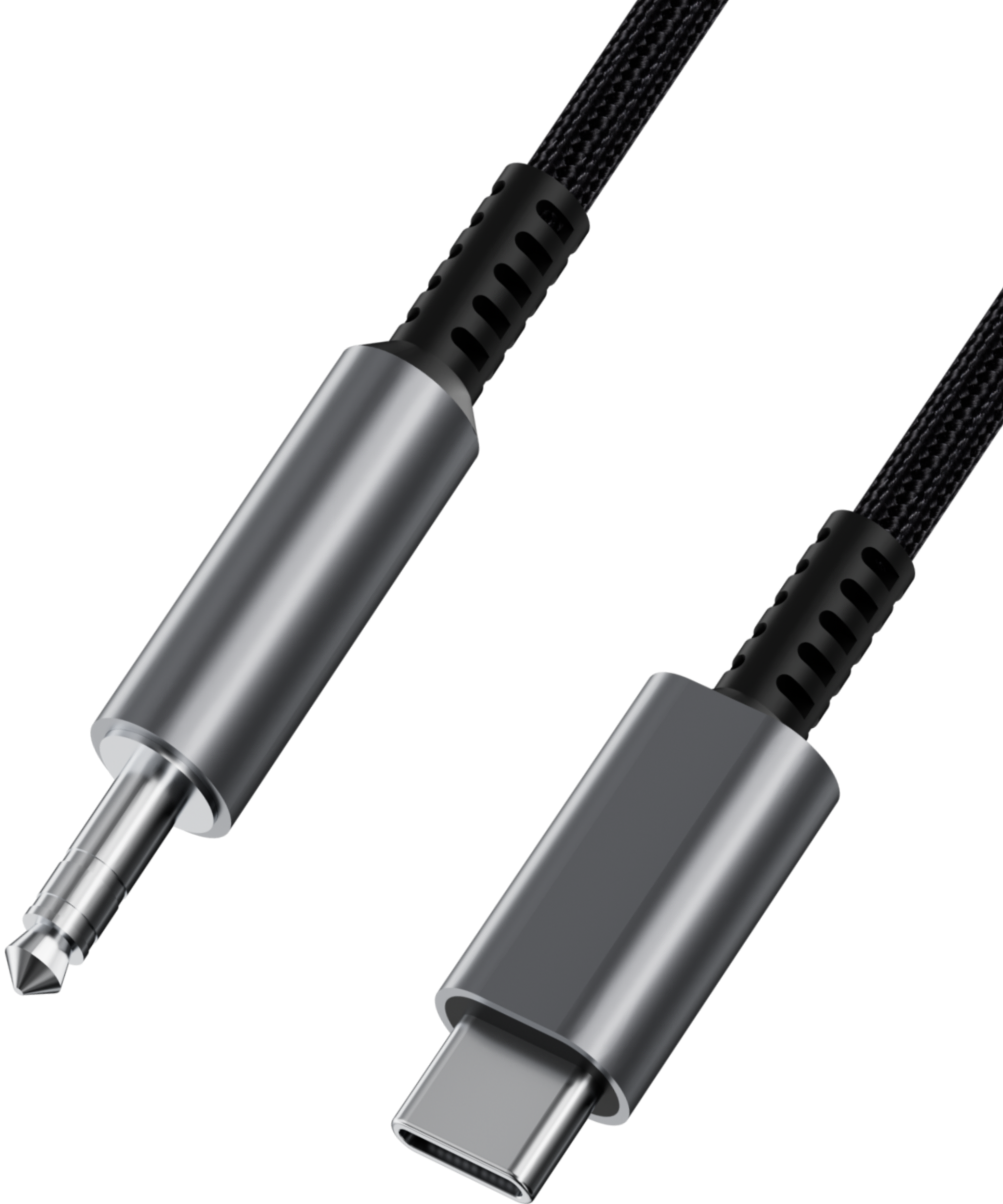 Hoco - USB C Audio Kabel 3.5mm Aux Audio Jack 1 Meter - Geschikt voor in de Auto - Zwart