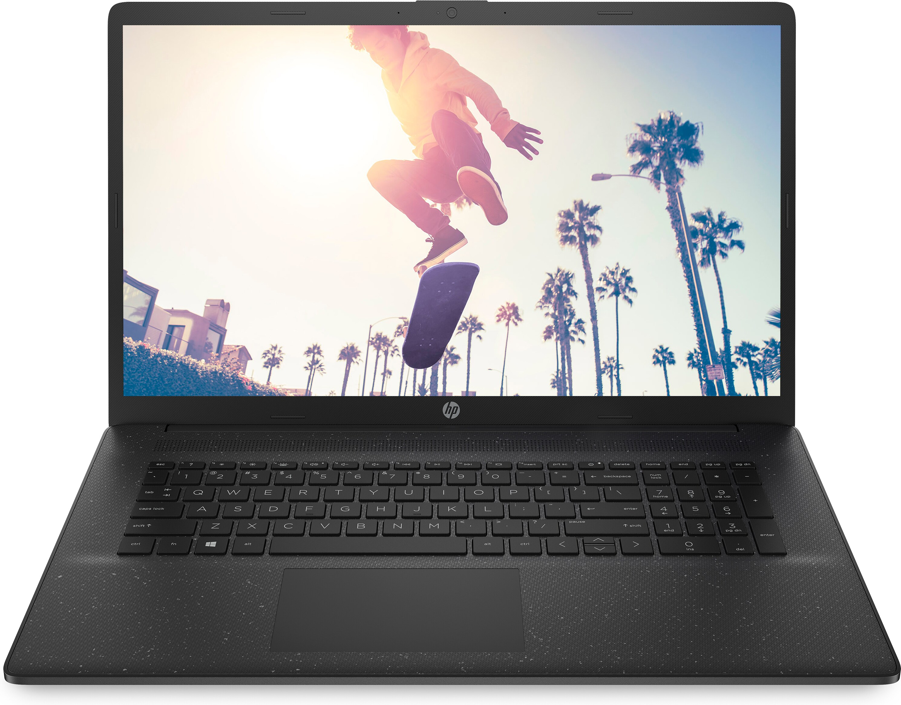 Laptop HP 17-cp3473ng / AMD Ryzen™ 7, 7730U / 16 GB RAM / 512 GB SSD / Radeon™ / FreeDOS Czarny