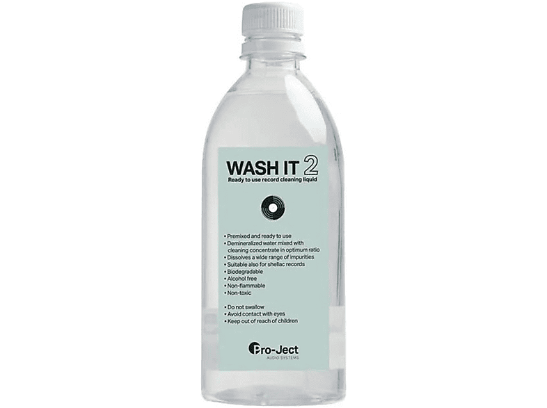 PRO-JECT Wash it 2 Platenreinigingsmiddel 500ml Platenspeler accessoire