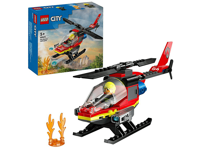 LEGO City İtfaiye Kurtarma Helikopteri 60411