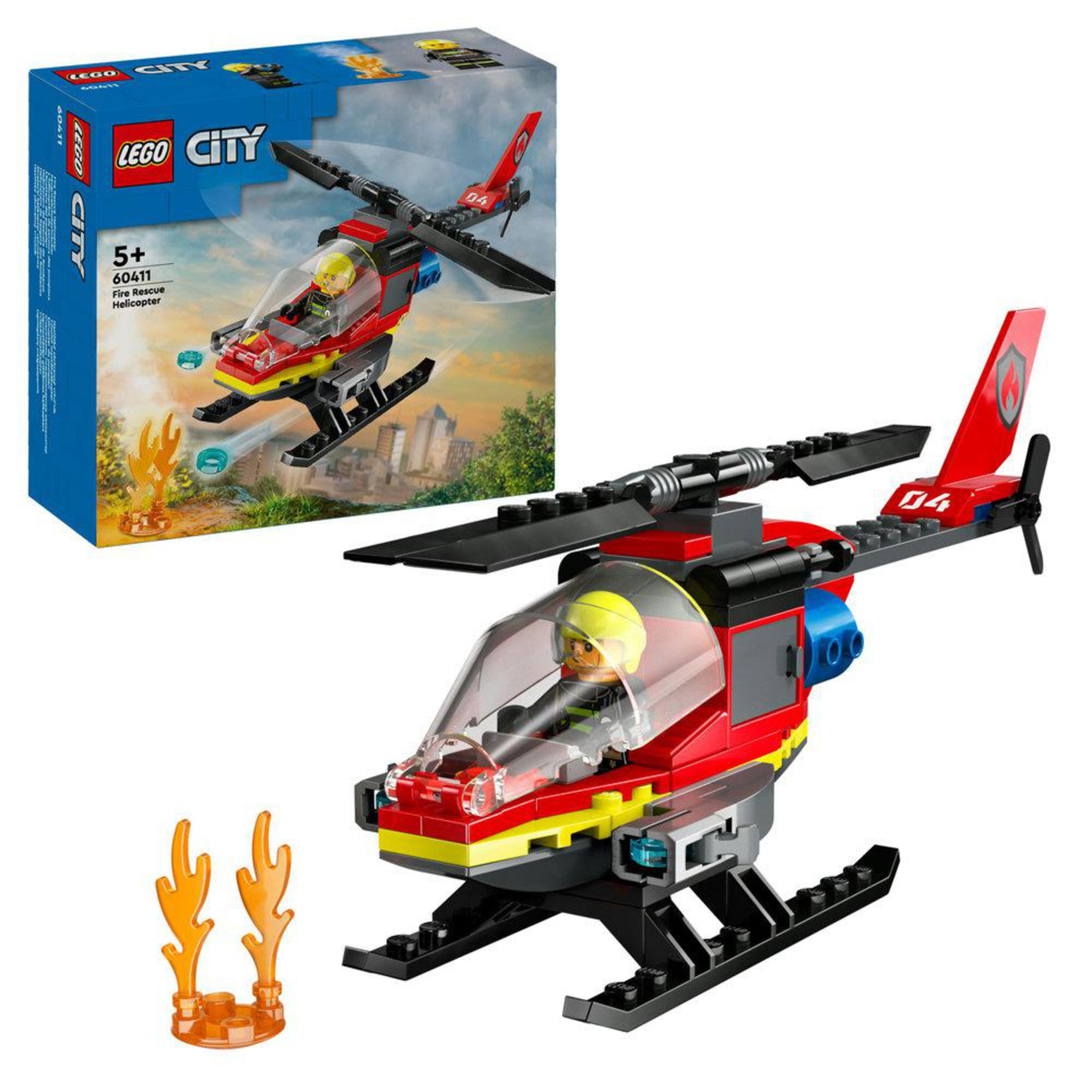 LEGO City İtfaiye Kurtarma Helikopteri 60411