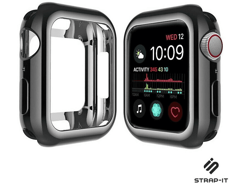STRAP-IT© Apple Watch, Ersatzarmband, Apple, Apple Watch, Schwarz | SATURN
