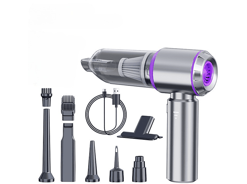 FLYSTAR Kabelloser Hochleistungs mit bürstenlosem Motor Staubsauger, maximale Leistung: 100 Watt, lila)