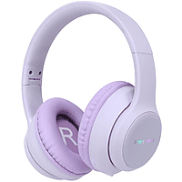 MediaMarkt IMOSHION Kinderkoptelefoon met LED Verlichting - AUX / Bluetooth Kinder Koptelefoon Lila aanbieding