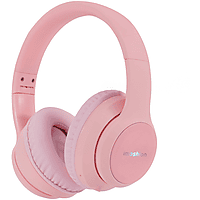 MediaMarkt IMOSHION Kinderkoptelefoon met LED Verlichting - AUX / Bluetooth Kinder Koptelefoon Roze aanbieding