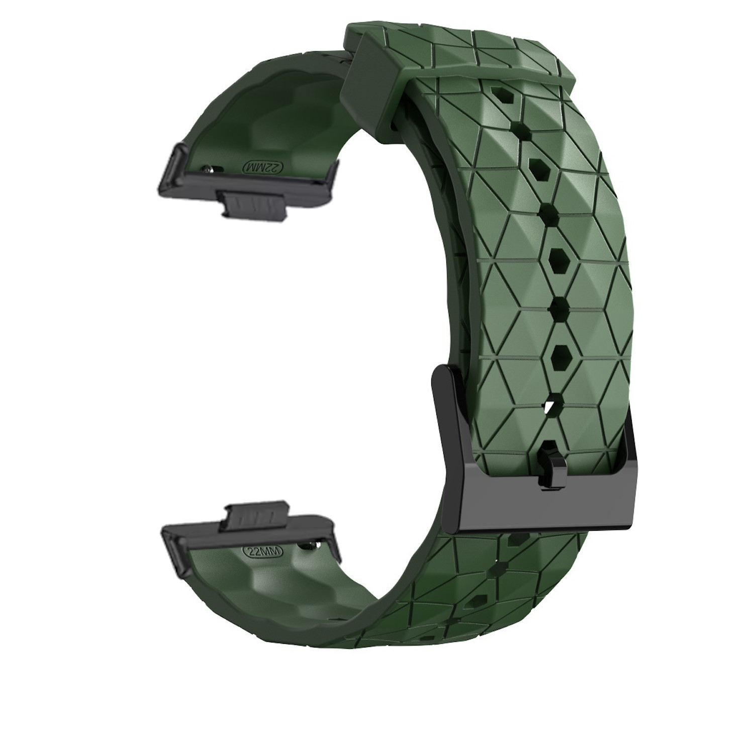 huawei watch fitness armband fussball WIGENTO Silikon Fußball Design Band, Ersatzarmband, Huawei, Watch Fit  Pro 3, Dunkelgrün