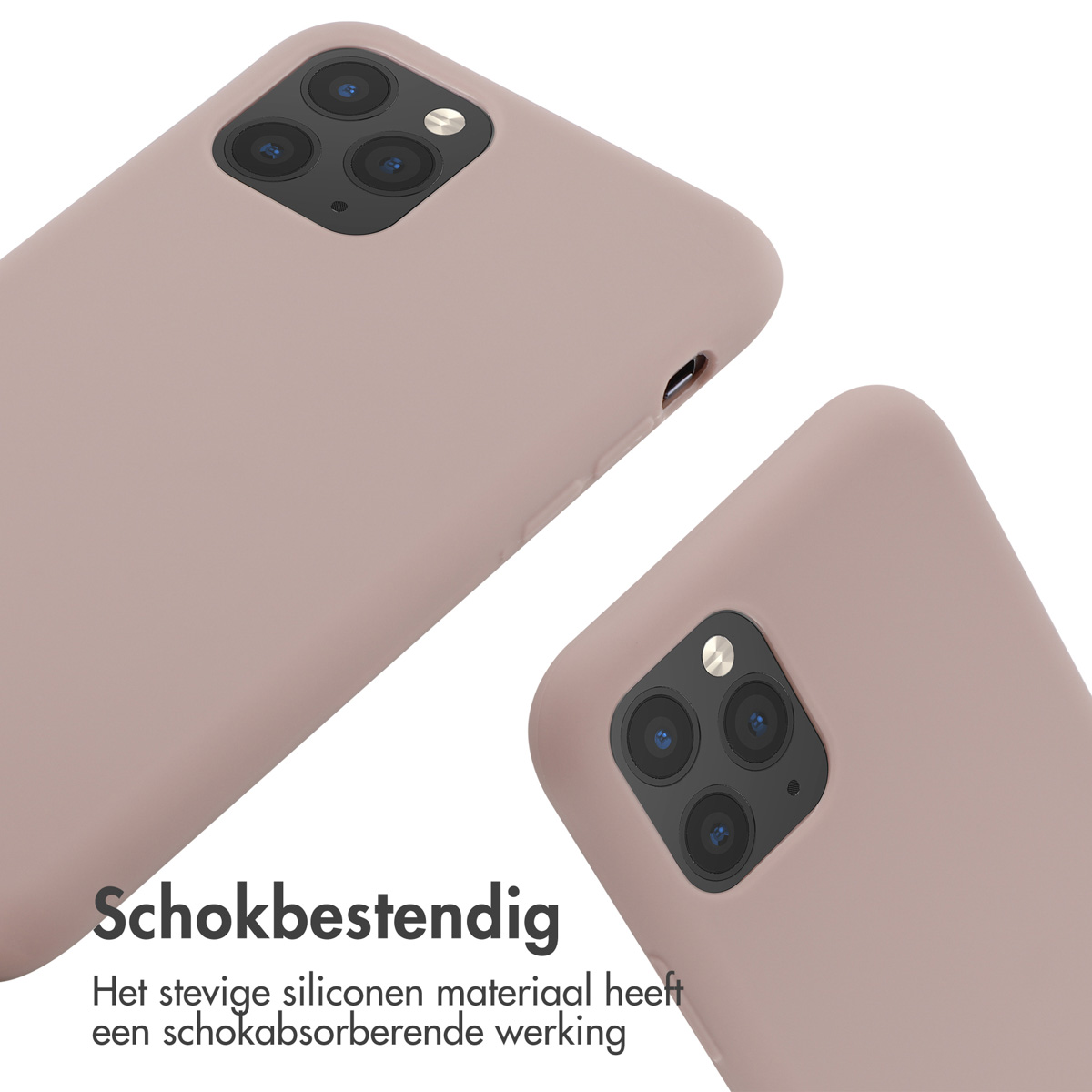 Custodie per telefoni rosa con telefoni. Sfondo bianco.