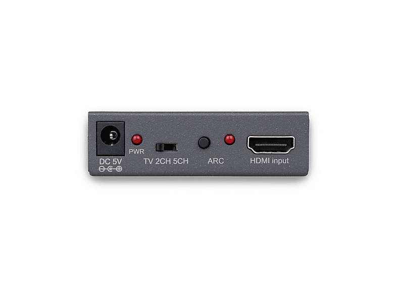 Marmitek Connect AE14 – HDMI Audio Extractor 4K Con ARC E Switch EDID, Supporto HDCP 2.2, Antracite - 3