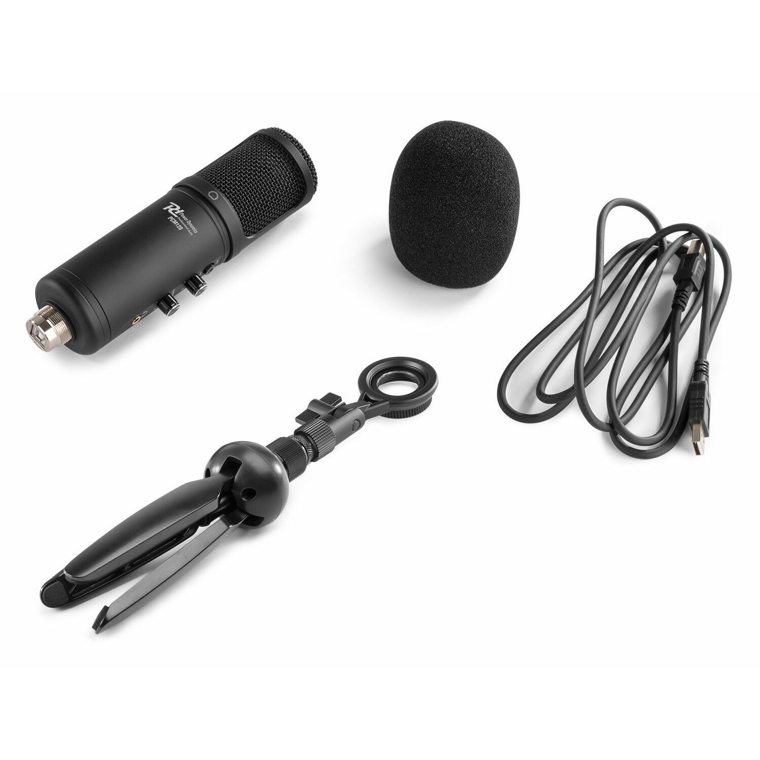 Black Vonyx speaker. The handle and speaker grill are visible.