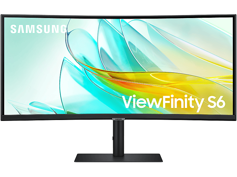SAMSUNG ViewFinity S6 S34C652UAU Curved Monitor 86cm (34 Zoll) 34 inch 3440 x 1440 pixels