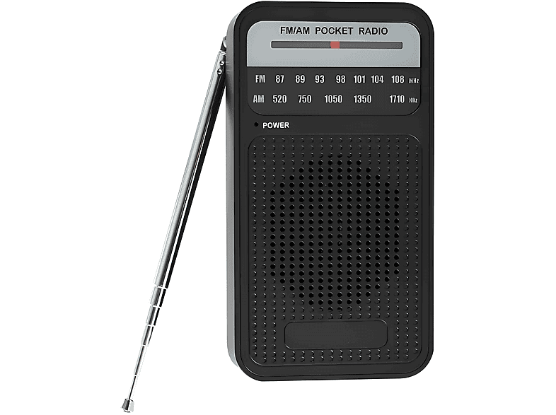 ELBE RF-942 Analog Radio - AM/FM, Tragbar, Netzbetrieb Oder Batterien, Schwarz