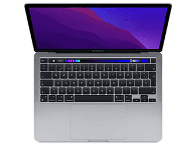 Portátil - APPLE 1492440 MYD82Y/A MBP 13.3 SPG/8C CPU/8C GPU/8GB/256GB