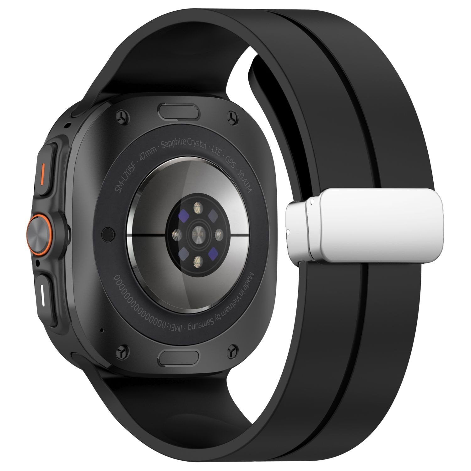 WIGENTO Groove Magnetisches Silikon Band, Ersatzarmband, Samsung