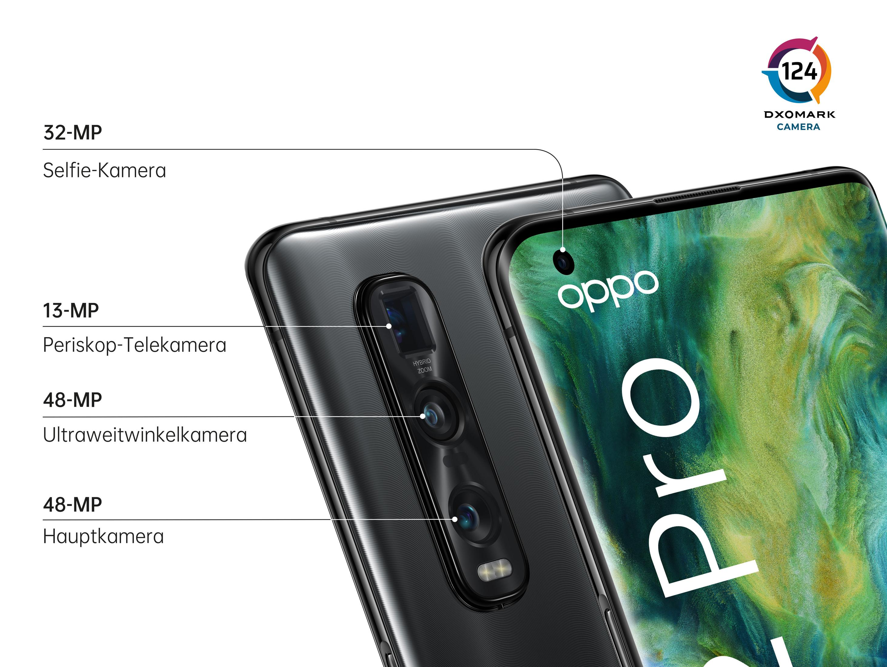 Nahaufnahme eines Smartphones, zeigt Kameradetails und Spezifikationen.