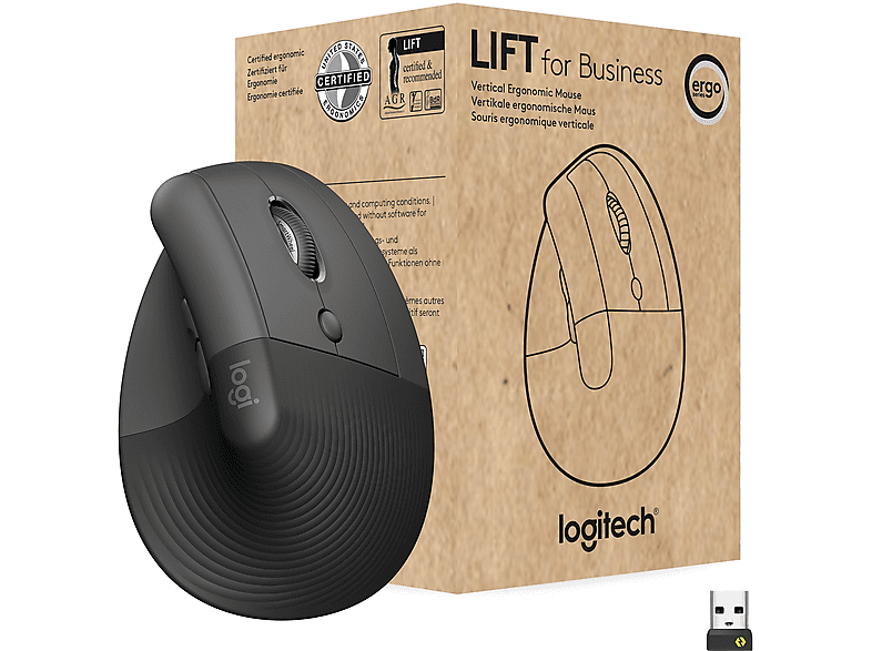 Ratón ergonómico inalámbrico Bluetooth