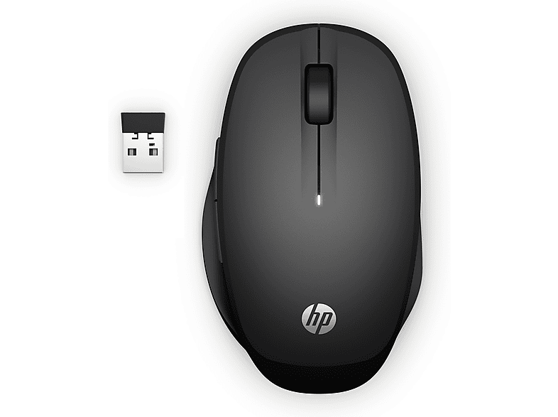 HP HP Dual Mode Black Mouse 300 Euro Muis Zwart | MediaMarkt