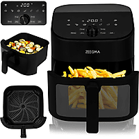 MediaMarkt ZEEGMA KNAPPER CHEF Airfryer Zwart / Zwart aanbieding