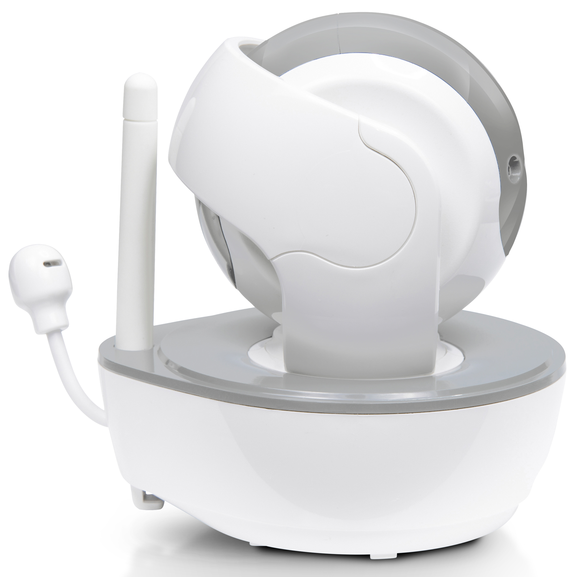Ein weiß-grauer Babyphone.