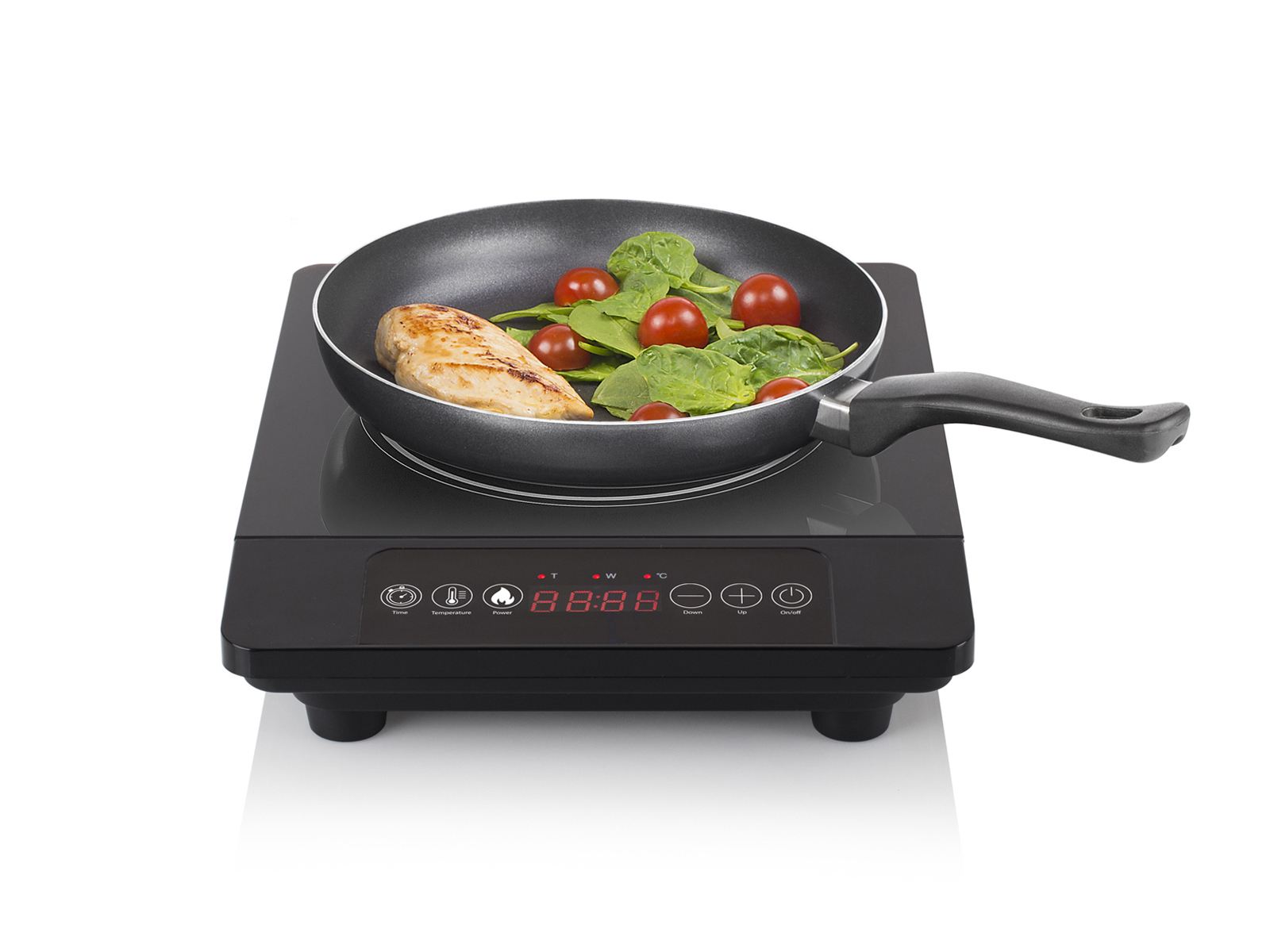 PIASTRA A INDUZIONE TRISTAR IK-6178 PIASTRA INDUZIONE, Assorbimento potenza 2000 W, Zone di cottura 1, Dimensione prima piastra di cottura 24 cm, NERO / PLASTICA-VETRO