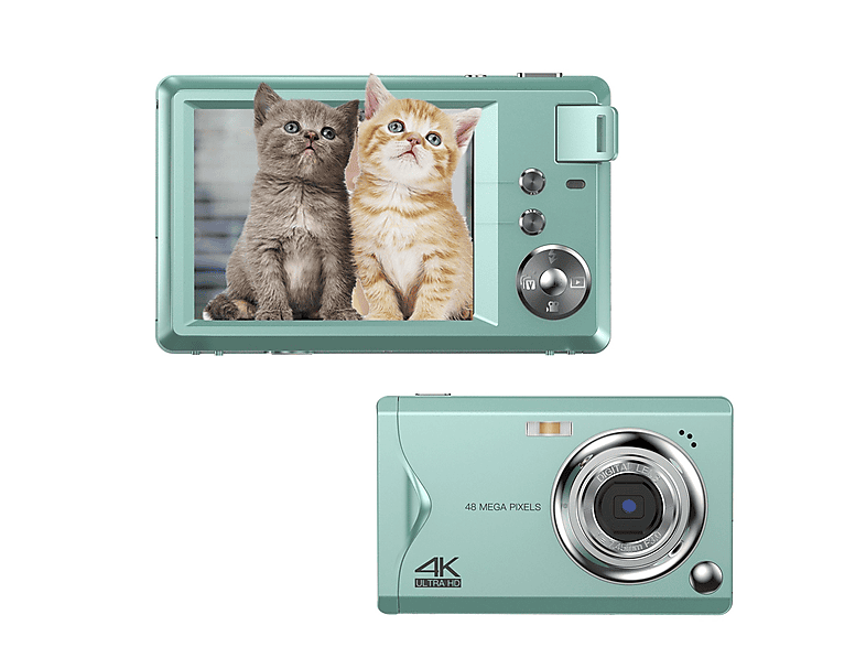 Digitalkamera Mit Sofortdruck - 48MP Dual Kamera, 3 Zoll Touchscreen | Tintenlos