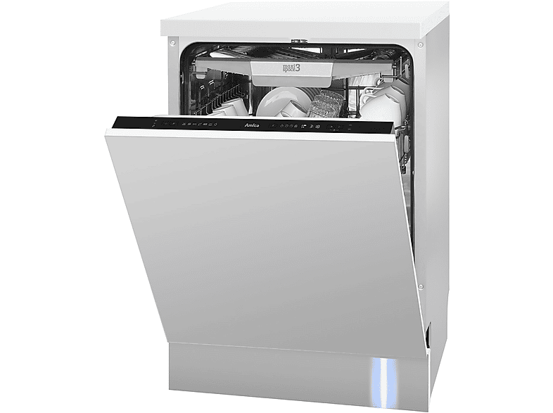 AMICA Einbau Geschirrspüler 60cm vollintegriert bürstenloser Motor Geschirrspüler, vollintegrierbar (vollintegrierbar (Besteckschublade, 59,8 cm breit, 40 dB (A), B)