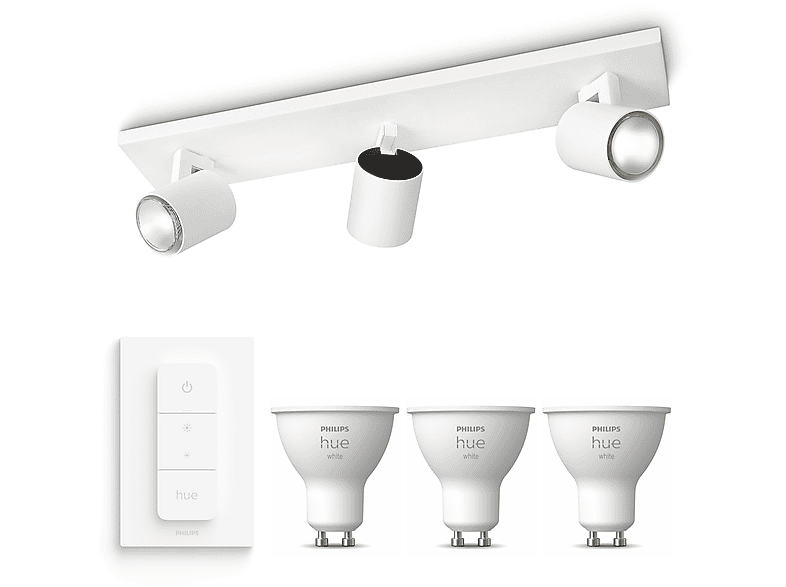 Philips MyLiving Runner Opbouwspot - LED - Aluminium - 1 Lichtpunt Incl. Philips Hue White Amp Color Ambiance Gu10