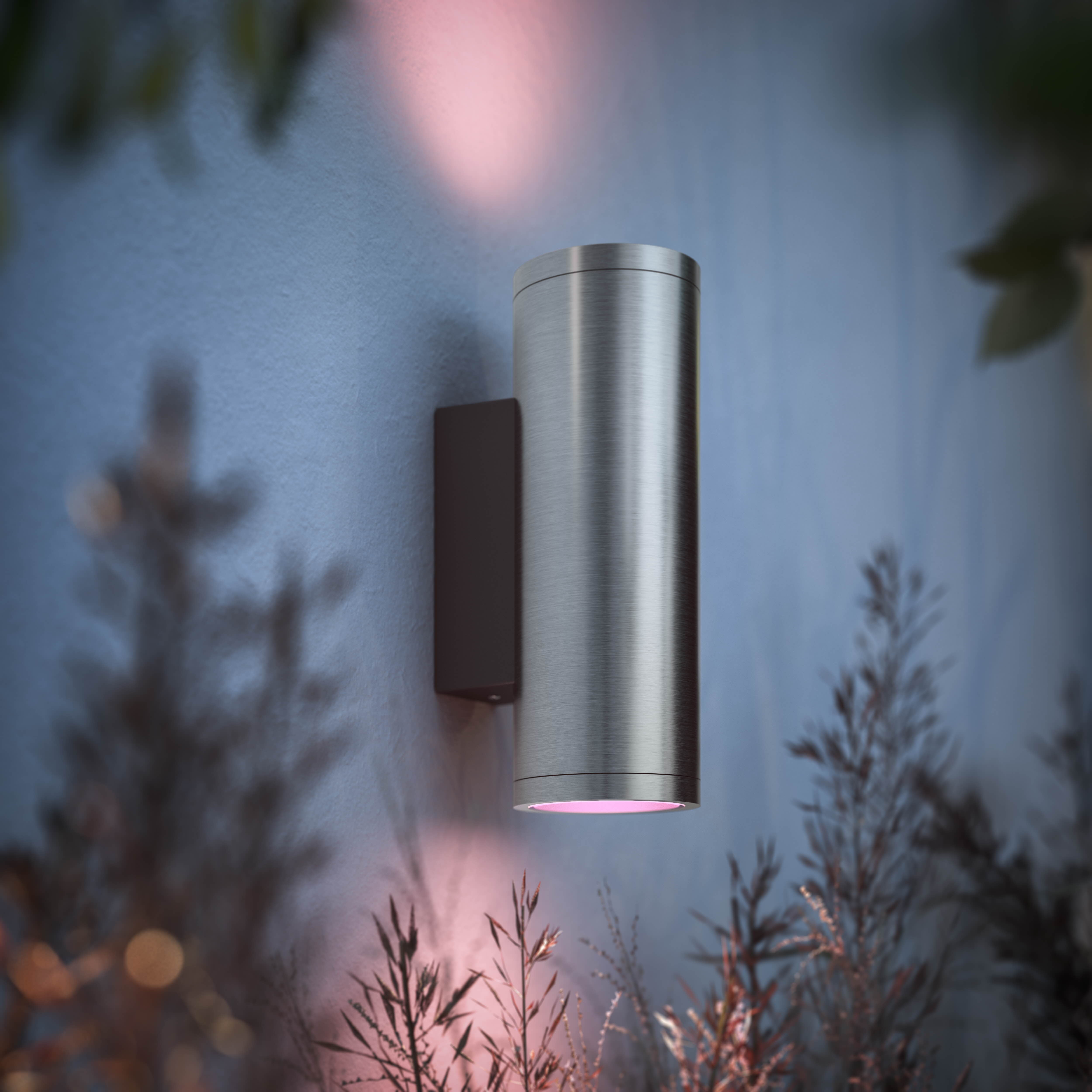 Lámpara inteligente - PHILIPS HUE Appear, Control por voz, Detector de movimiento, Luz Blanca y de Color