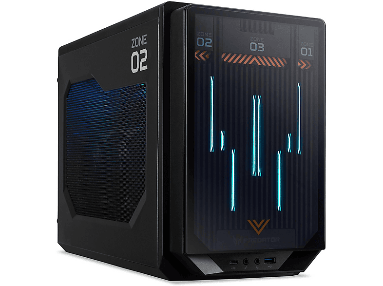 ACER Predator Orion X POX-650 - Kompaktes Chassis - Core i7 13700 / 2.1 GHz - RAM 32, Gaming PC mit Intel® Core™ i7 Intel Core i7-13700 Prozessor Prozessor, 32 GB RAM, 1000 GB SSD, NVIDIA GeForce RTX™ 4080, Windows 11 Home