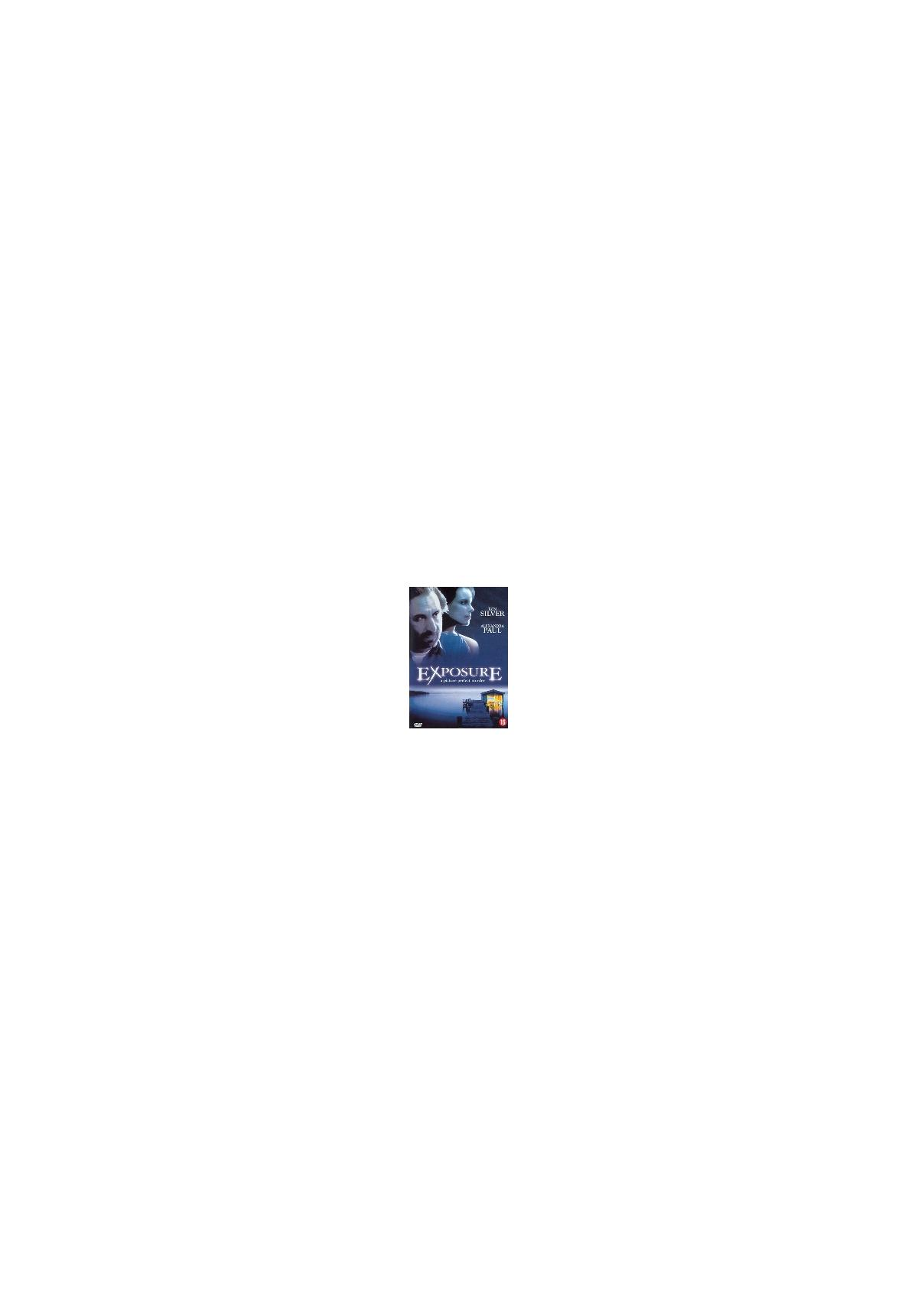 Couverture du DVD de 'Exposure'. Deux hommes sur une couverture avec un titre.
