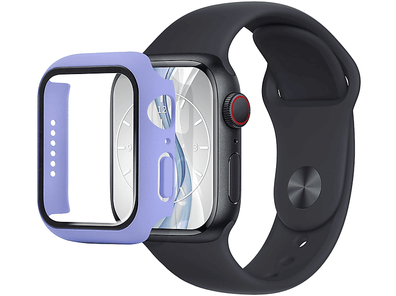MTB MORE ENERGY Schutzhülle PC-case für Apple Watch 3 (38mm) - Flieder Schutzhülle (für Apple Watch 3 38mm)