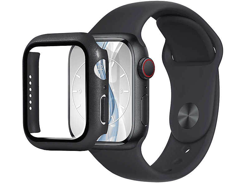 MTB MORE ENERGY Schutzhülle PC-case für Apple Watch 3 (42mm) - graphit metallic Schutzhülle (für Apple Watch 3 42mm)