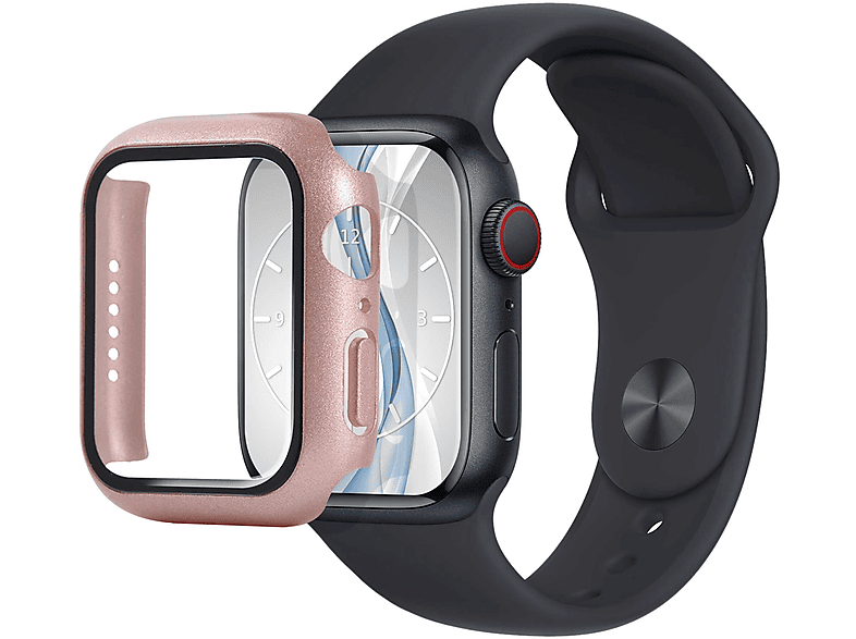 MTB MORE ENERGY Schutzhülle PC-case für Apple Watch 3 (42mm) - rosegold metallic Schutzhülle (für Apple Watch 3 42mm)