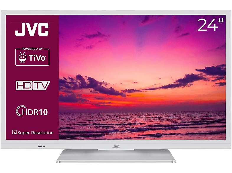 JVC LT-24VH5455W LED TV (Flat, 24 Zoll / 60 cm, HD-ready, SMART TV)