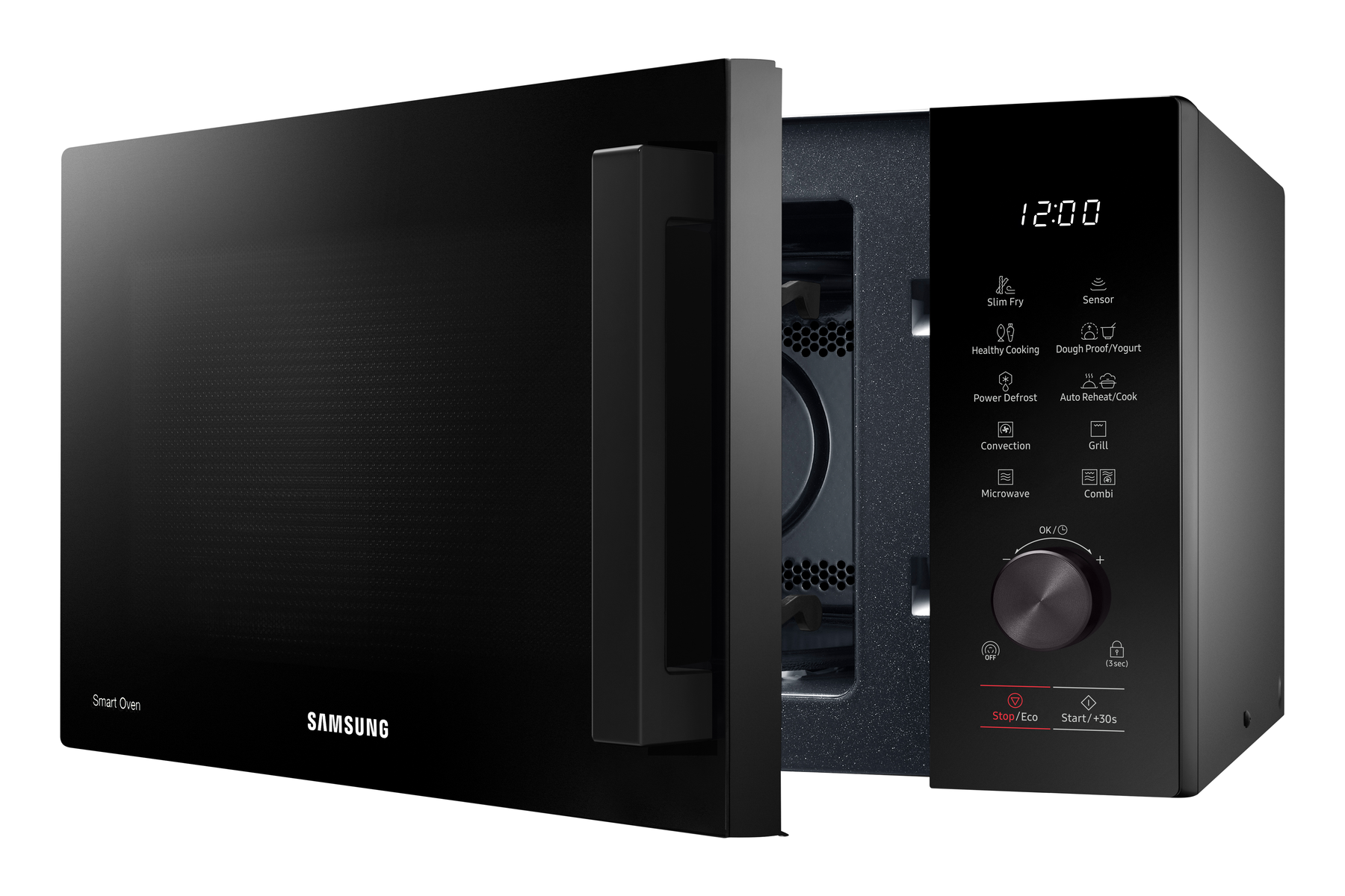 Microonde combinato SAMSUNG MC28A5137CK, capacità 28 l, potenza microonde max 900 W, Potenza grill 1500 W, 6 livelli di potenza, Nero
