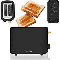 MediaMarkt ZEEGMA TOSTEE WOOD Broodrooster Zwart aanbieding