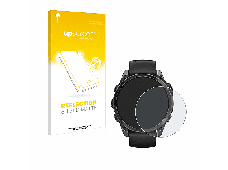 UPSCREEN entspiegelt matte Schutzfolie (für Garmin Fenix 8 AMOLED (47 mm))