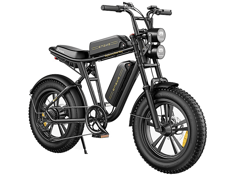 ENGWE M20 Dual battery Mountainbike (Laufradgröße: 20 Zoll, Unisex-Rad, 1248Wh, Black)