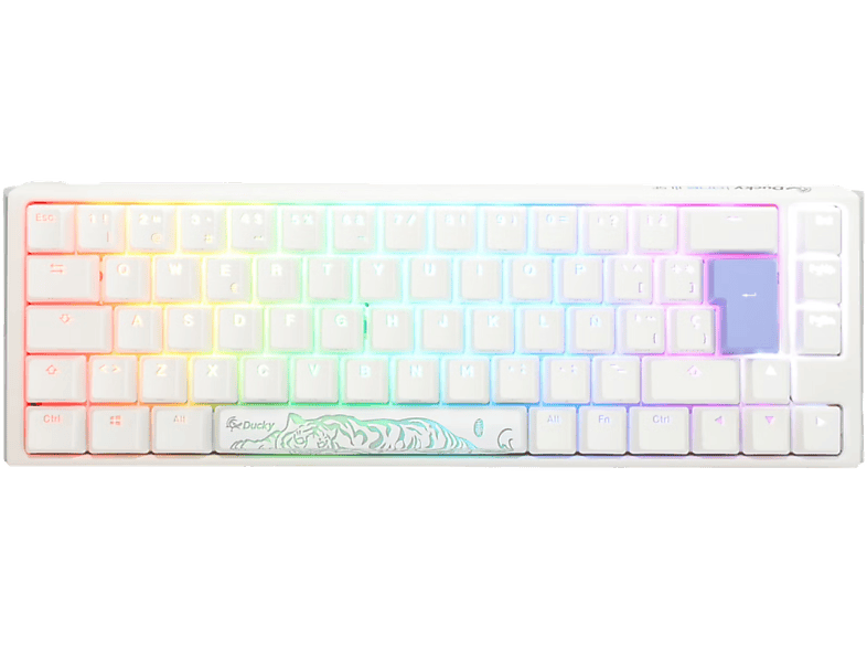 Teclado gaming - DUCKY ONE 3 Classic SF 65% Pure White