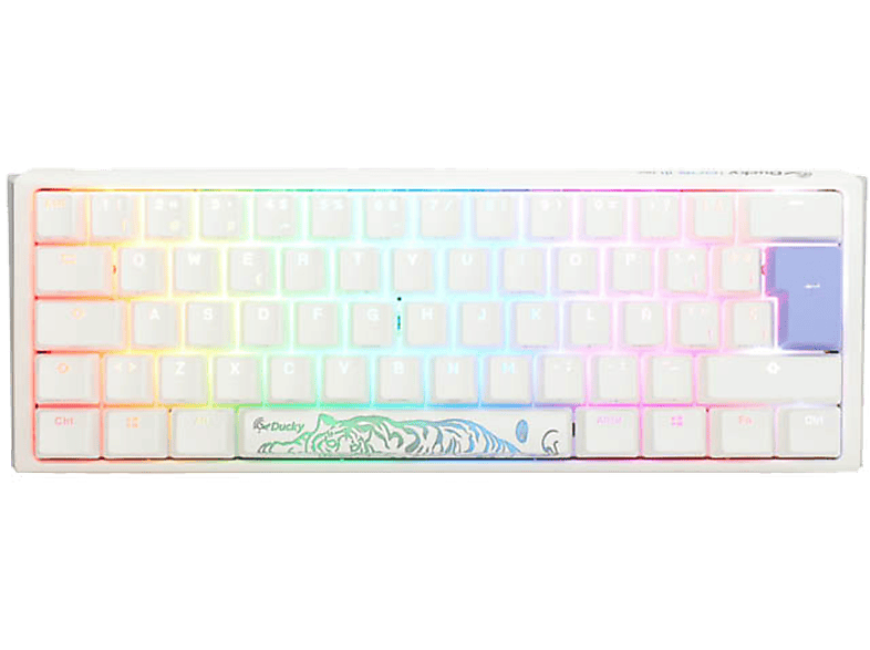 Teclado gaming - DUCKY ONE 3 Classic Mini 60% Pure White