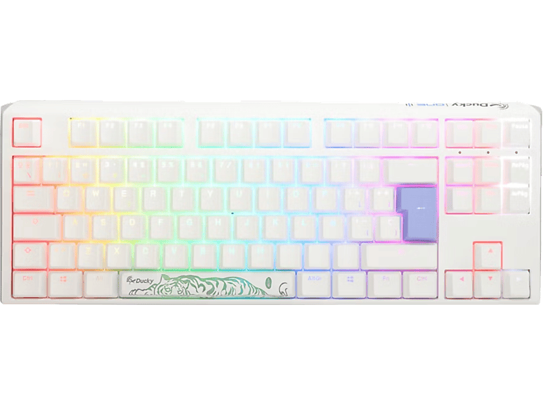 Teclado gaming - DUCKY ONE 3 Classic TKL Pure White MX-Red