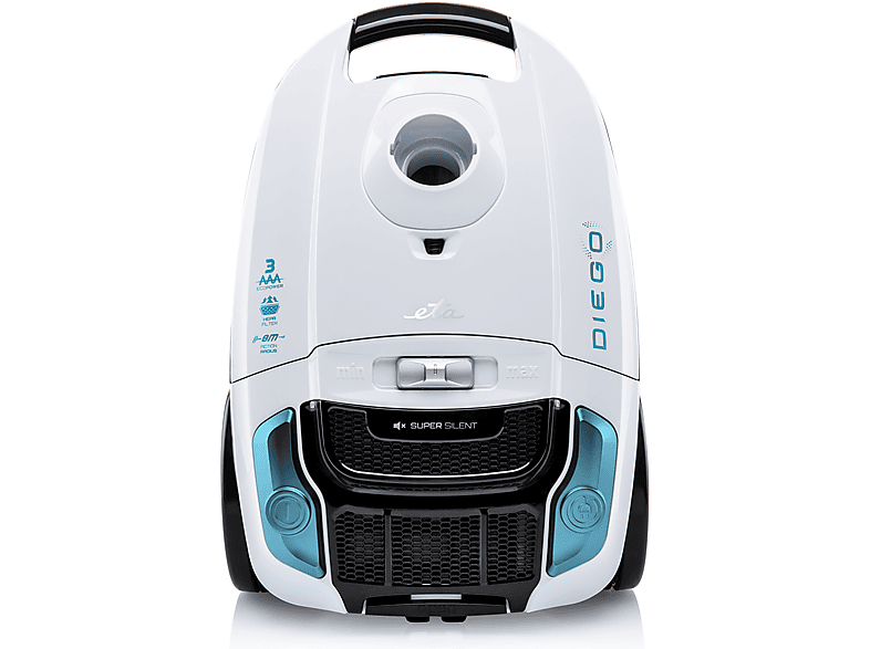 ETA Diego Staubsauger, maximale Leistung: 800 Watt, Weiß)