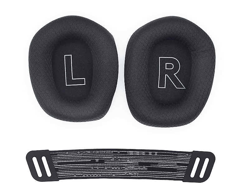Kopfhörer Ohrpolster CYSFETENA Ohrpolster Für Logitech G733 - 2er Set Silbergrau Ersatz G733 Ersatz Ohrpolster