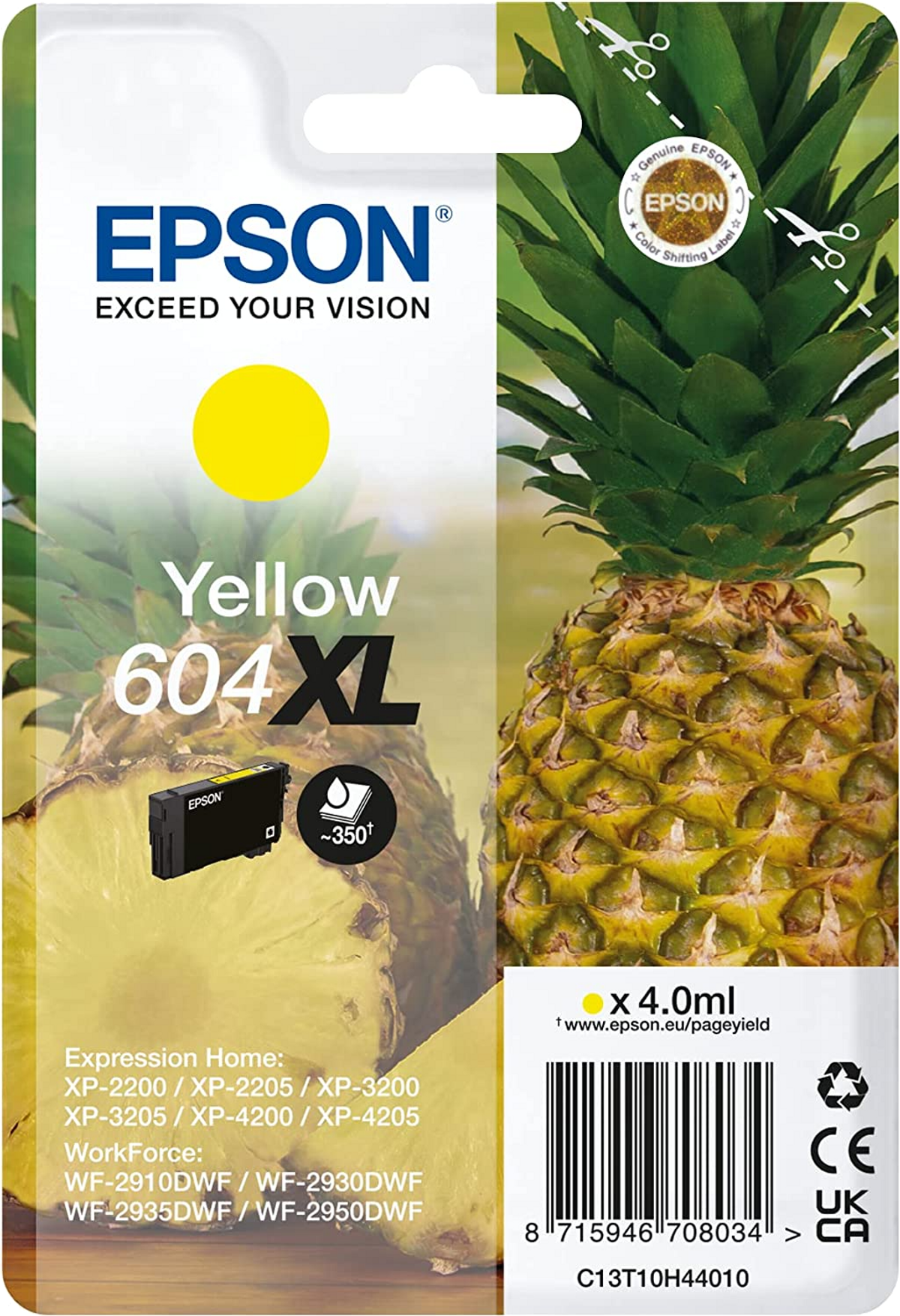 EPSON 604XL Żółty