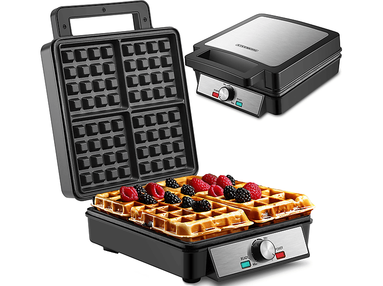 STEINBORG SB-2060 Waffeleisen Edelstahl