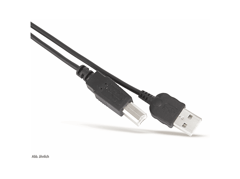 Cavo USB 2.0 Goobay Ad Alta Velocità - 1 Metro, Trasparente, Compatibile Con Stampanti E Scanner, Connettori Tipo A E Tipo B, 480 Mbit/s