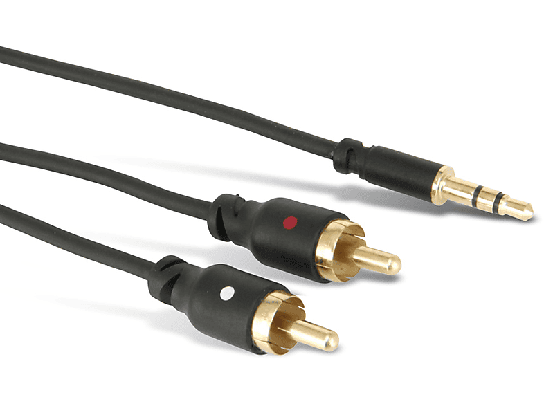 S/CONN MAXIMUM CONNECTIVITY 3,5mm Mini-St. | 2x Cinchstecker Rund sw, 1 ...