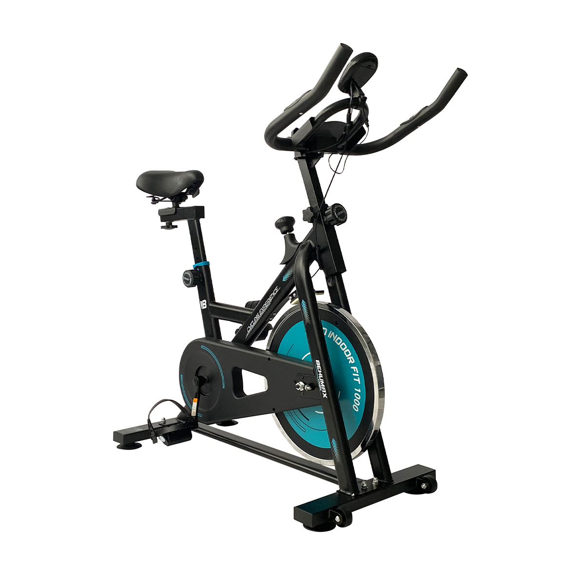 Bicicleta spinning BEHUMAX Ciclo Indoor Fit 1000, Negro MediaMarkt