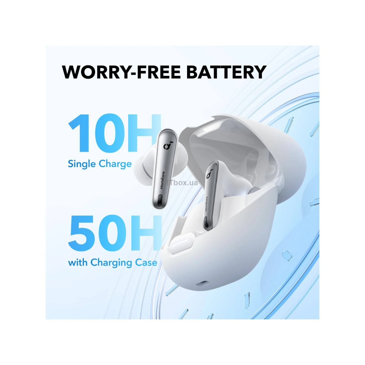 Słuchawki bezprzewodowe SOUNDCORE BY ANKER Liberty 4 NC Biały