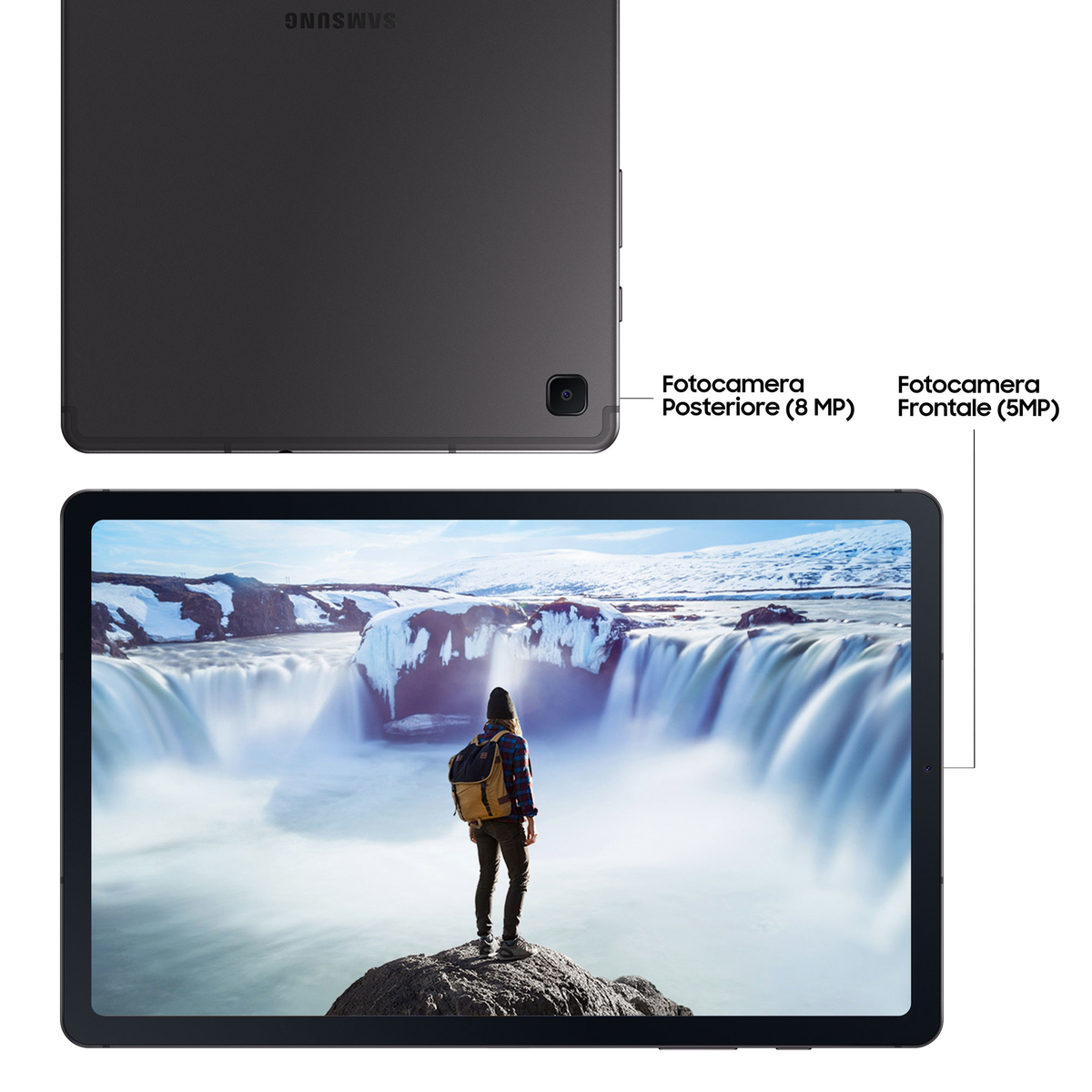 SAMSUNG SM-P615NZAAITV, Tablet, 64,00 GB, 10,40 Zoll, Grau